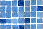 Bazénová folie ELBE  modrá mozaika, role 1.65x25bm