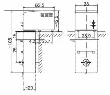 Závěsný protiproud SWING 54 m3/hod (230V)